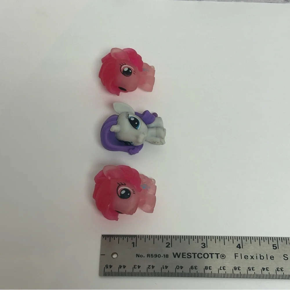 My Little Pony Fashems Pinkie Pie Rarity Figure Cake Topper Set of 3